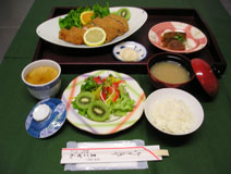 三元豚のヒレカツ定食